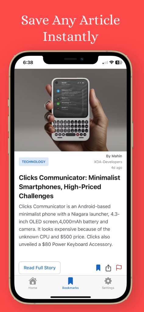 MiniKhobor App Screen 1