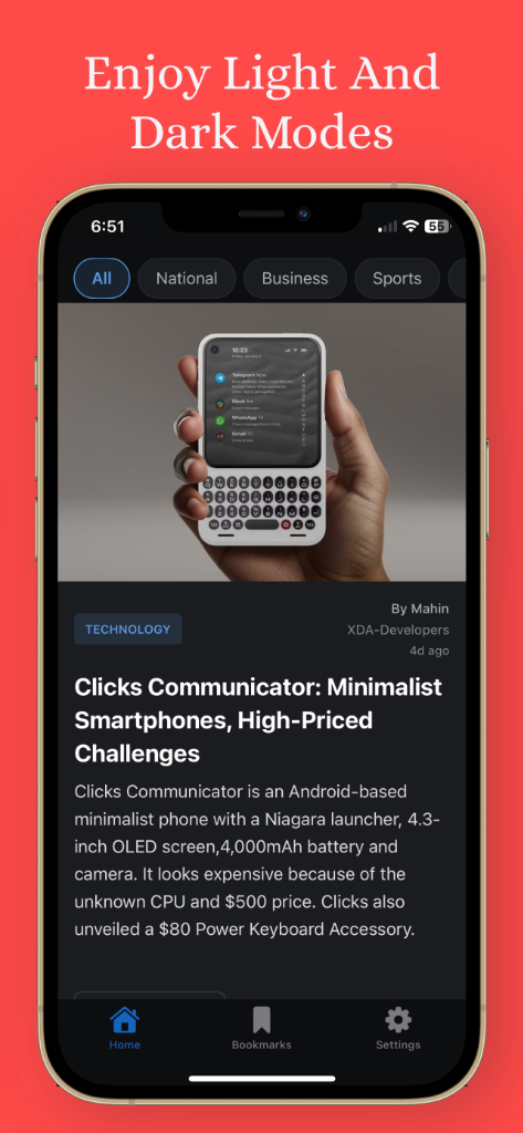 MiniKhobor App Screen 2